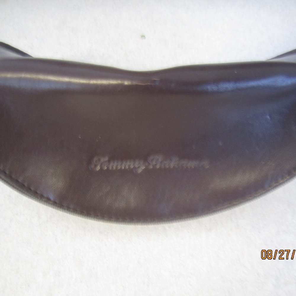 TOMMY BAHAMA Sunglass Eyeglass Case Only, brown